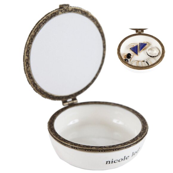 NICOLE LEE JEWELRY HOLDER AND HANDHELD MIRROR - Picture 2 of 2